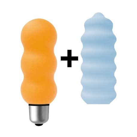 Joystick micro-set Gyro (pomarańcz/błękit)