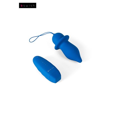 Wibrujący korek B Swish - Bfilled Classic Unleashed, niebieski